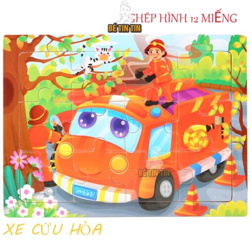 Bảng ghép 12 miếng ghép - Đồ Chơi TinTin