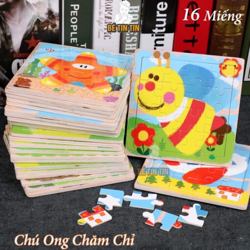 Bảng ghép 16 miếng ghép - Đồ Chơi TinTin