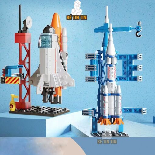 Bộ đồ chơi Lego lắp ghép xếp hình TÀU VŨ TRỤ - Đồ Chơi TinTin